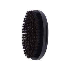 Wholesale Custom Black Men Wooden <b>Beard</b> Brush High Quality Natural Boar Bristle <b>Beard</b> Brush - Product Image 1