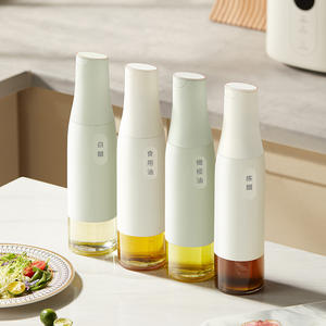 Botella de aceite Hy-79 Gravity, cilindro de vidrio con apertura automática, a prueba de fugas, dispensador de aceite y vinagre para cocina. - Product Image 3