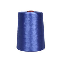 Fil de viscose teint en gros, 100% viscose filée, prix du fil