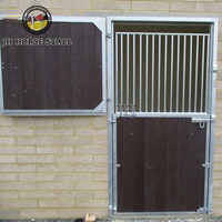 Porte de grange en bois de bonne qualité avec remplissage en bambou, porte de grange à double battant hollandaise, porte coulissante d'extrémité pour la vente