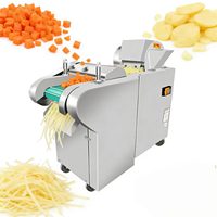Industriële groentesnijmachine voor centrale keukens, hoge capaciteit, automatische groentesnijder/slicer