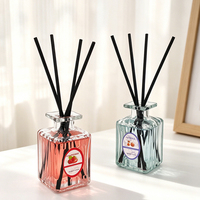 Diffuseurs à bâtonnets d'aromathérapie aux huiles essentielles de fruits 50ML, personnalisables en marque blanche, pour la maison, vente en gros