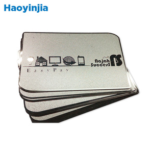 Carta VIP Personalizzata in Acciaio Inox di Lusso, Formato Carta di Credito, Biglietto <span class=keywords><strong>da</strong></span> <span class=keywords><strong>Visita</strong></span> in Metallo Inciso per Pubblicità - Product Image 3