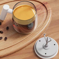 Nouvelles idées de produits 2025 tasse à café à agitation électrique, tasse à mélanger électrique adaptée au café, au lait, au cacao et à d'autres boissons