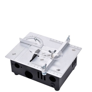 Mini Sierra de Mesa Eléctrica de Escritorio para Uso Doméstico, Fácil de Operar, con Control de Velocidad para Trabajos en Madera, Torno de Banco, Herramienta para Cortar Madera - Product Image 5