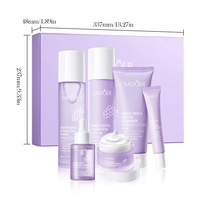 SADOER Ensemble de soins du visage multi-usages pour enfants, à base de collagène de pépins de raisin, anti-oxydant, réparateur, hydratant et reconstituant, en six pièces