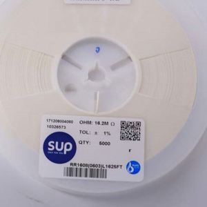 Whole -Sale RR1608 0603L1625FT 0603 1608 Resistors Chip Resistors SMD Resistors 16.2Mohm 1% 1/10W Thick Film Resistor - Product Image 1
