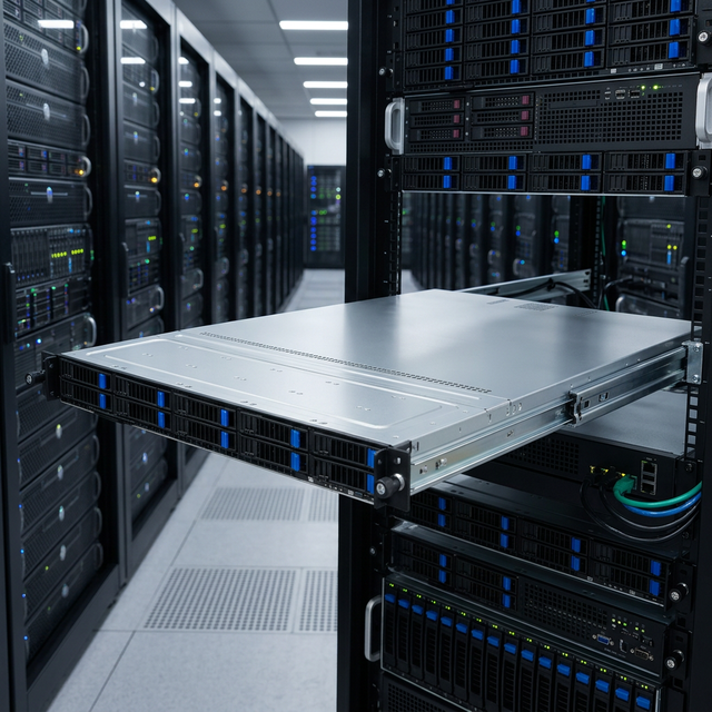 RS700-E11-RS12U 1U Edge AI Server Dual Intel Xeon Scalable