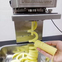 Nieuwe FoodFully Automatische Desktop RVS 100 KG/H Snackwinkel Krulpannenkoekenmachine voor Restaurants Commercieel