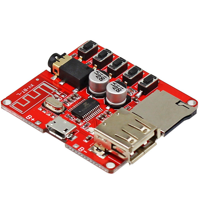 New Blue-tooth MP3 Decoding Board WAV APE FLAC Lossless Audio Playback Module USB TF Truck-mounted Speaker Modification in Stock