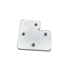 Support d'angle en alliage d'aluminium pour porte et fenêtre, forme en L, fixation par vis, design minimaliste pour cadre en aluminium, porte en verre - Product Image 1