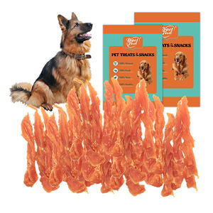 Hueso anudado para perros Mascotas Masticables <span class=keywords><strong>de</strong></span> cuero crudo para perros envueltos con pollo y golosinas <span class=keywords><strong>de</strong></span> larga duración Los mejores huesos anudados - Product Image 3