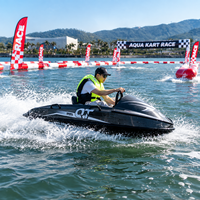 Nouveau modèle 2026 : Kart aquatique électrique amélioré pour adultes, bateau de karting commercial de haute qualité, bateau de drift personnalisable selon les besoins