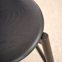 Nouveau luxe moderne Nola Furniture restaurant Bicester chaise produire un nouveau nordique solide boisé hôtel café boutique tabouret de bar haut