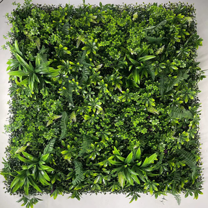 Mur de <span class=keywords><strong>gazon</strong></span> <span class=keywords><strong>artificiel</strong></span> résistant aux UV, tapis de plantes vertes mélangées, paysage vertical extérieur, haie pour <span class=keywords><strong>terrasse</strong></span> de restaurant, décoration de Pâques - Product Image 3