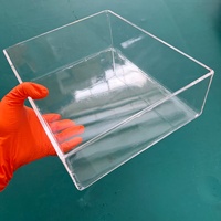 Boîte de Petri en verre de silice fondue de haute pureté DY QUARTZ, personnalisée, à fond plat, pour culture en laboratoire, récipient en verre de quartz