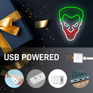 ไฟนีออนอะคริลิกแบบยืดหยุ่น IP65 LED ปรับแต่งสีและขนาดได้ ปรับความสว่างได้ ความยาวตัดได้ 10 เมตร สำหรับตกแต่งงานวันเกิด บาร์ - Product Image 4