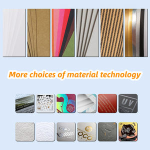 定制环保可重复使用金箔纸板文件夹包装盒，带撕拉条和哑光层压 - Product Image 5