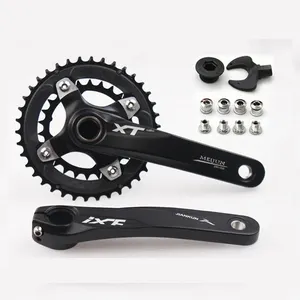 OEM/ODM BUCKLOS MTB 104/64BCD Crankset 26/38T Aluminum Alloy Chainrings 170mm Mountain Road Bike Crank Set Bicycle Parts