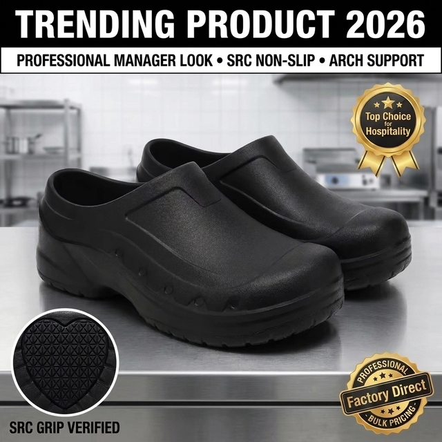 Arch Support EVA Kitchen Clogs Men Women Hospital Hotel Non-Slip Lightweight Breathable Chef Work Shoes Comfort Safety