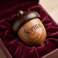 Boîte à bijoux personnalisée en bois de noyer et bois de palissandre pour bagues et boucles d'oreilles, gravée au laser sur mesure, coffret cadeau écologique, vente en gros