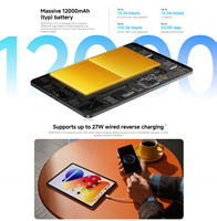Redmi Pad 2 Pro Global d'origine, écran 12,1 pouces 2,5K 120 Hz, processeur octa-core, charge rapide 33 W, tablette intelligente