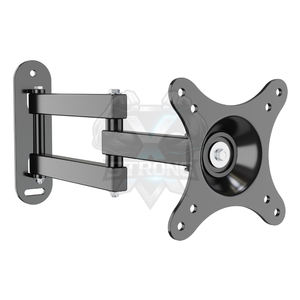 Support mural TV Full Motion Support TV rotatif à 360 °, capacité de 10kg Pivotant à 180 ° Inclinaison de ± 15 ° pour écrans de 10 à 26 "Usine directe - Product Image 2