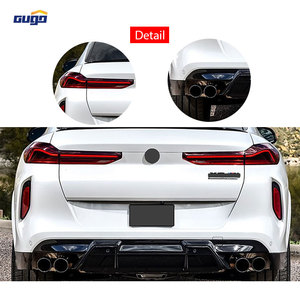 GUGO E71 Upgrade Body Kit for 2008 - 2014 BMW X6 <strong>Transformation</strong> to 2020 - 2022 G06 Style Front Air Dam Rear Valance Side BodyKit - Product Image 5