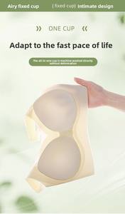 เสื้อชั้นในแบบไร้สาย ยกกระชับทรง ปรับระดับได้ ไม่มีโครง  สำหรับผู้หญิง  แบบถัก  บางเบา  ใส่ได้ทุกวัน  ขายส่ง - Product Image 5