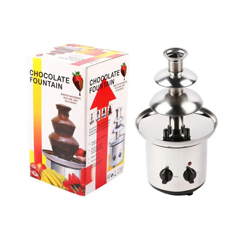 Drie-Layer Vier-Layer Chocolade Fontein Machine Automatische Smelten Toren Waterval Hot Pot Smelten Machine