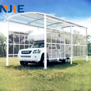 Cochera de Aluminio para Caravana, Moderna, Sencilla, Duradera, Impermeable, para Exteriores, para Estacionamiento de Autocaravanas - Product Image 1