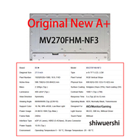 Panel Layar LCD 27 Inci 1920*1080 EDP 30pin Pengganti MV270FHM NF1 NF3 LM270WFD SSA1 LM270WF9 SSA1 SSA2 SSA4 SSB1 SSC1