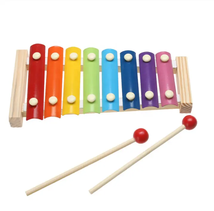 Nieuwste Hot Muziek Instrument Speelgoed Houten Frame Stijl Xylofoon Kinderen Kids Musical Grappig Speelgoed Baby Educatief Speelgoed Geschenken