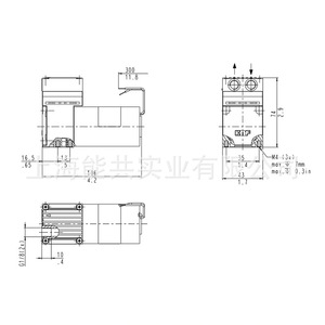 Un86kn dc <b>Vacuum</b> Sampling <b>Pump</b> 6.5L Min Pps Diaphragm Flue Gas Analysis - Product Image 3