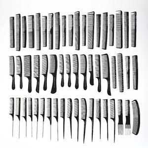 Comb Cutting Combs Hair Cutting Comb Hot Sale Personalized Carbon Fiber Salon Hair Styling Hairdressing Antistatic Comb High Quality Tail Black Hair Cutting Combs
