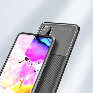 Los últimos modelos de negocios de carbono negro TPU completa del teléfono móvil de la cubierta para <span class=keywords><strong>Samsung</strong></span> A51 A71 A81 A91 - Product Image 3