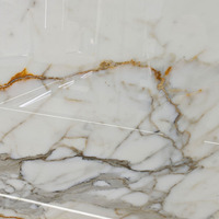 Marbre Calacatta Gold d'Italie, calcite blanche naturelle avec veines dorées, grande dalle polie pour comptoir, décoration murale de salon