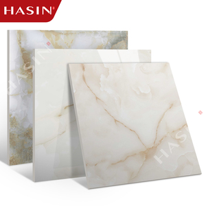 Thiết kế mới 60x60 sứ trắng đá cẩm thạch bề mặt gạch đá cẩm thạch Glossy biệt thự nội thất vàng tĩnh mạch gốm carrelage tường sàn gạch - Product Image 1