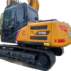 13 tonnes Sany Chine excavatrice d'occasion officielle vente en gros SY135C pelle hydraulique sur chenilles d'occasion - Product Image 1