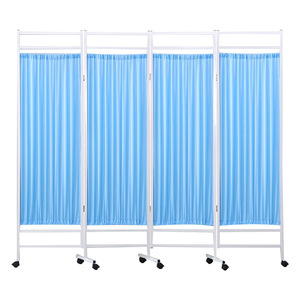 Thickened stainless steel <b>folding</b> movable partition curtain isolation <b>screen</b> - Product Image 1