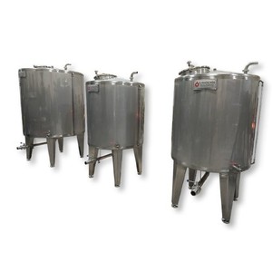 Réservoir de stockage en acier inoxydable Kandemir de 50 à 100 000 litres AISI 304 316 Machine industrielle - Product Image 1