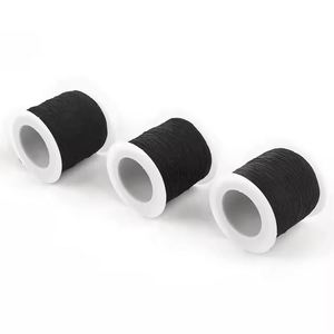 Fil à coudre élastique en rayonne/nylon noir/blanc coloré ultra-fin de 0,3 mm, personnalisé, haute résistance, pour sacs et vêtements - Product Image 2