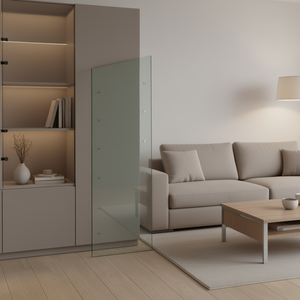 Côtés pour compositions murales et autoportantes 40x140, verre trempé extra-clair de 10 mm d'épaisseur - Product Image 2