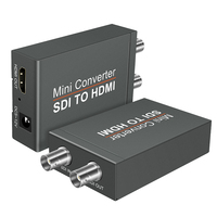 SDI HDMI dönüştürücü adaptör SDI döngü ile 1080P ses Video ayırıcı dönüştürücü için kamera projektör SDI DCR