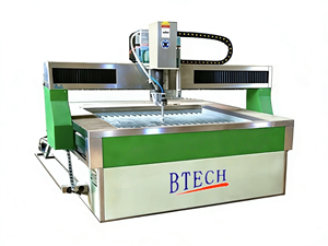 Machine de découpe au jet d'eau CNC 3 axes haute précision BTECH industrielle 4'x4' avec pompe et moteur 22-37kW 220V/380V multifonctionnelle pour métal - Product Image 3