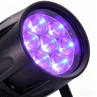 Nouveautés : Projecteur de scène LED étanche IP65 avec zoom, lumière de scène extérieure 7x40W RGBW pour public