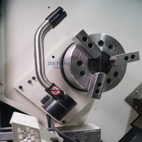 Tour CNC à banc incliné horizontal automatique en métal, axe Y TCK56Y, centre de tournage Fanuc avec 12 stations à outils, garantie 1 an BST