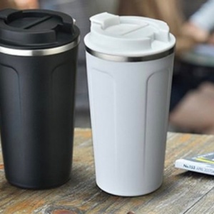 Custom Logo 316 Stainless Steel Vacuum Insulated Travel Mug Reusable Coffee <b>Cup</b> for Office Home - Product Image 4
