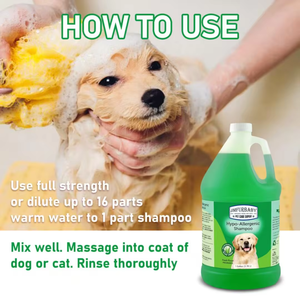 Champú Hipoalergénico <span class=keywords><strong>para</strong></span> Perros y Gatos con Aloe Vera, Sin Ingredientes Agresivos, Fórmula de Origen Natural <span class=keywords><strong>para</strong></span> Piel Sensible, Cuidado y Limpieza de <span class=keywords><strong>Mascotas</strong></span> - Product Image 3