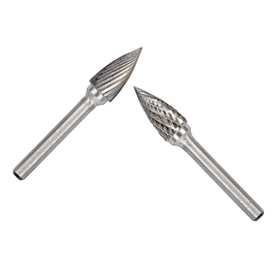 Zzst loại G tungsten carbide Burrs 2.35 3 6 mét Shank duy nhất & đôi cắt răng quay tập tin cho Diy & công nghiệp sử dụng - Product Image 2